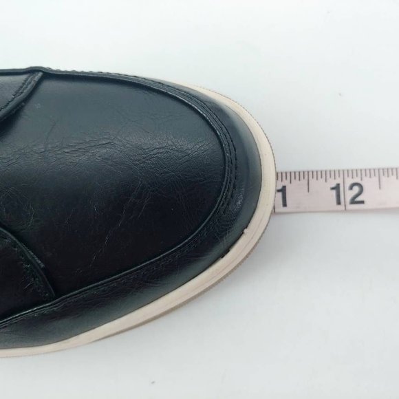 Vostey Milan Mens Sneakers‎ Black B81Q16A Low Top Lace Up 7M New - Picture 6 of 11